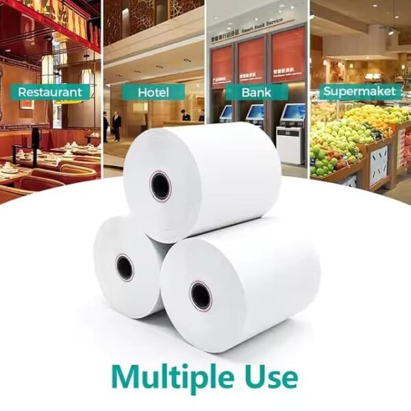 Ezo Thermal Receipt Paper Billing Machine Rolls 2 inch- 58mm(Width) x 10 meter(Length) - Image 2